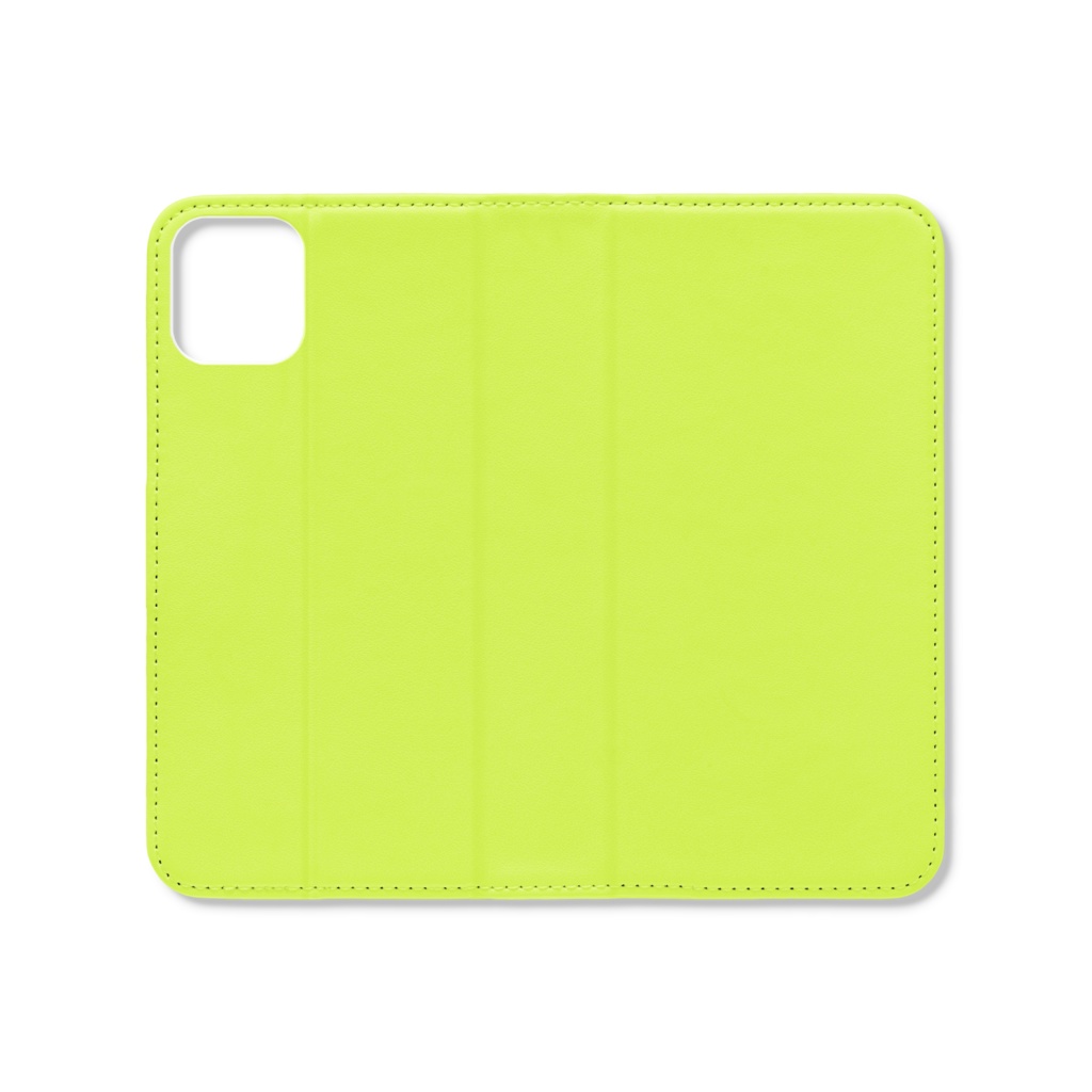 iPhone11用 スマホケース 黄緑
