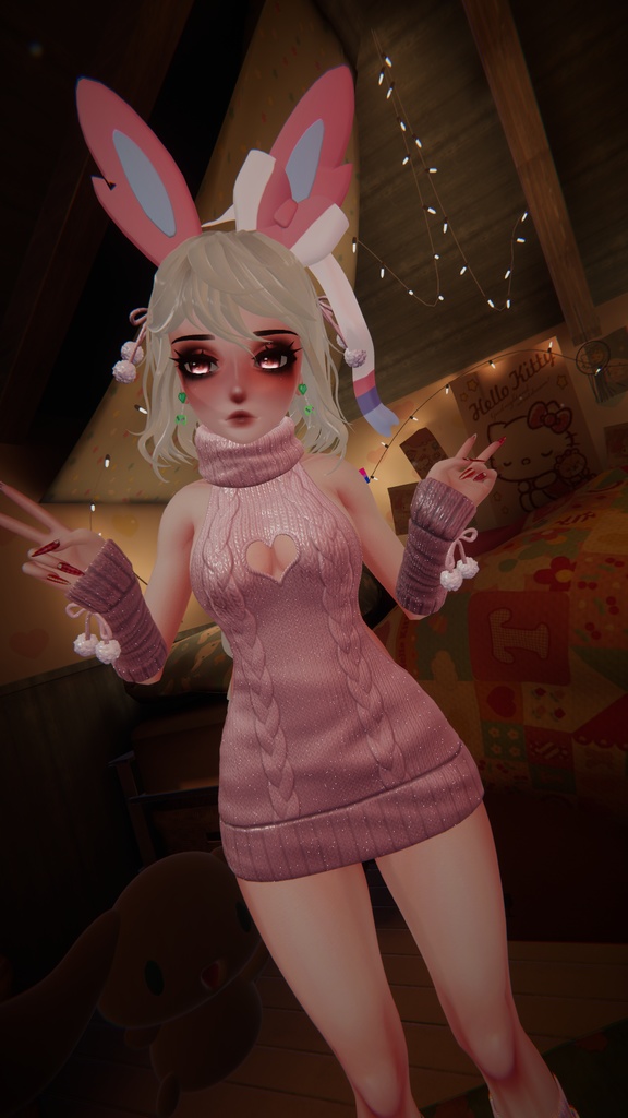 Sylveon Gal - VRC Avatar
