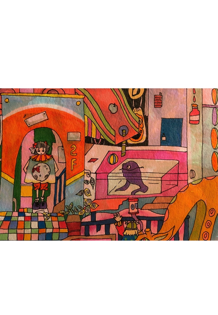 《LIFE》オリジナルイラストTシャツ