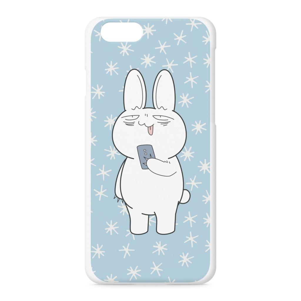 うさんかりスマホカバー「HAPPY Blue bird」