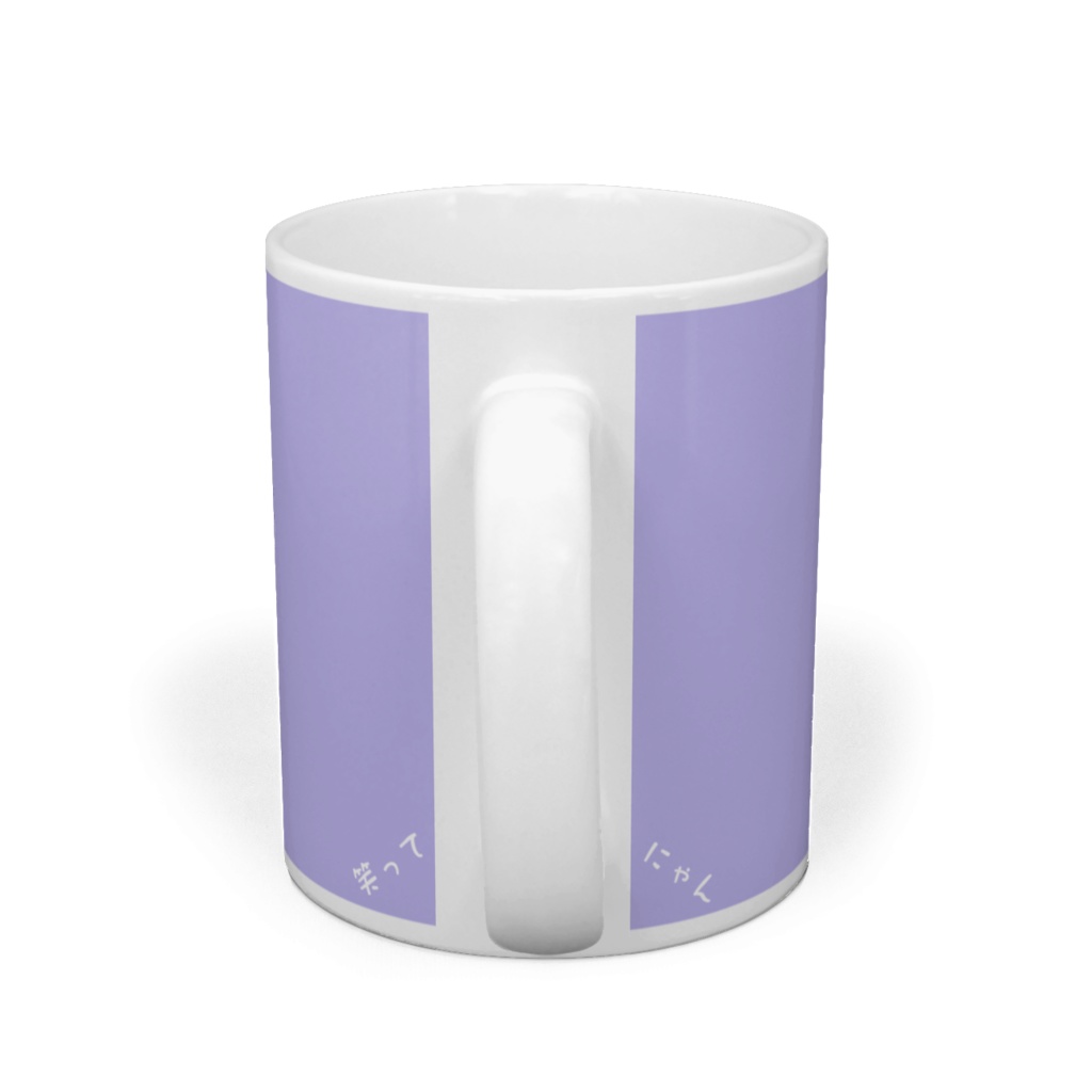 小さなお花とにゃんマグカップ