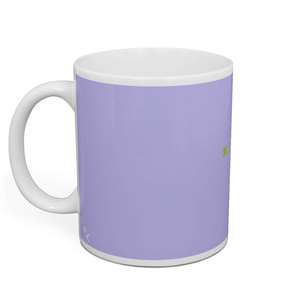 小さなお花とにゃんマグカップ