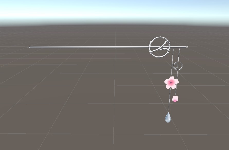 【無料】夜桜かんざし