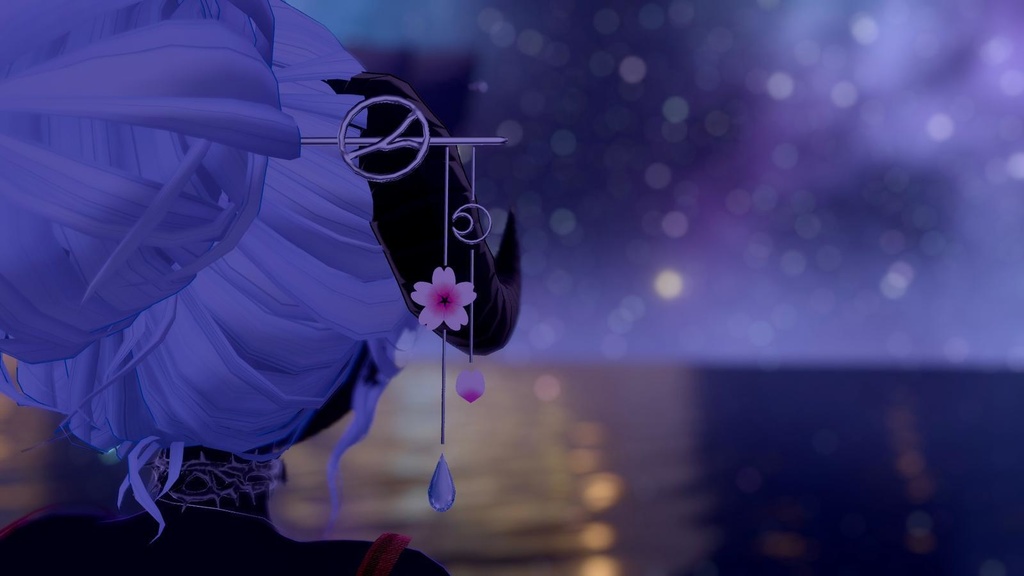 【無料】夜桜かんざし