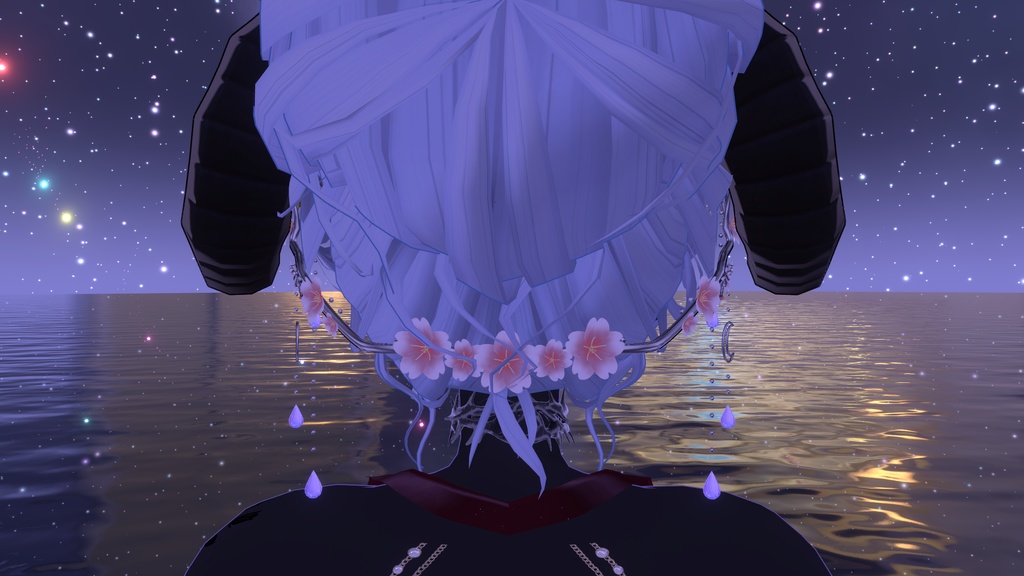 【無料】夜桜ヘッドチェーン