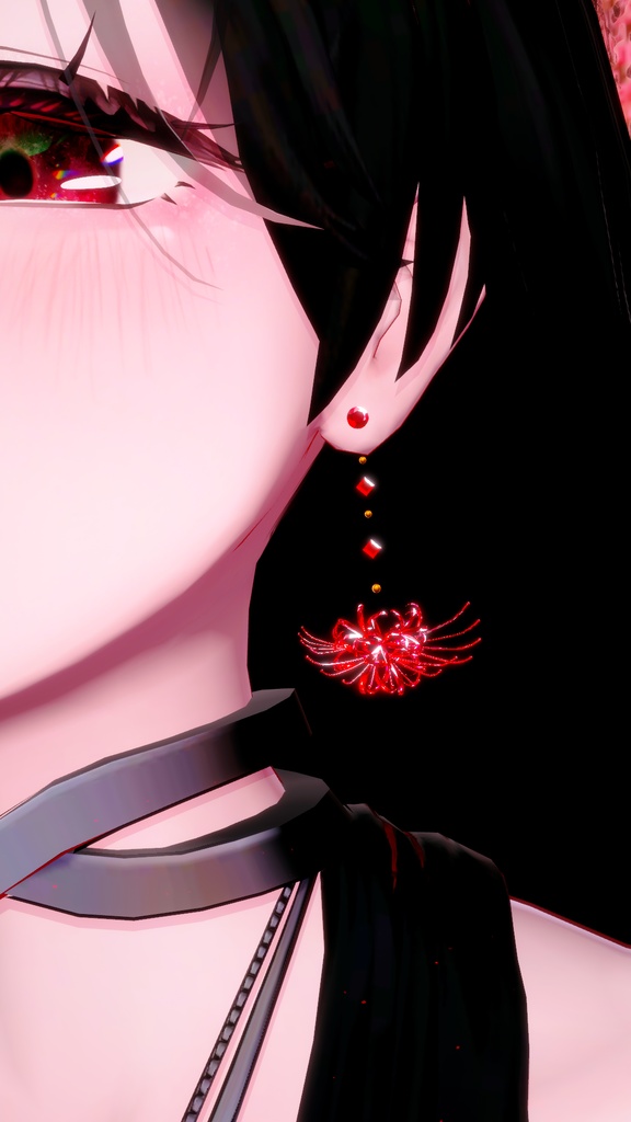 彼岸花シリーズ5点アクセサリーセット
