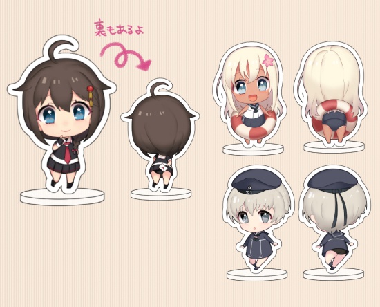 艦これアクリルフィギュア