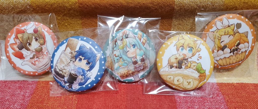 クリプトンズ カフェ×ねこ缶バッジ