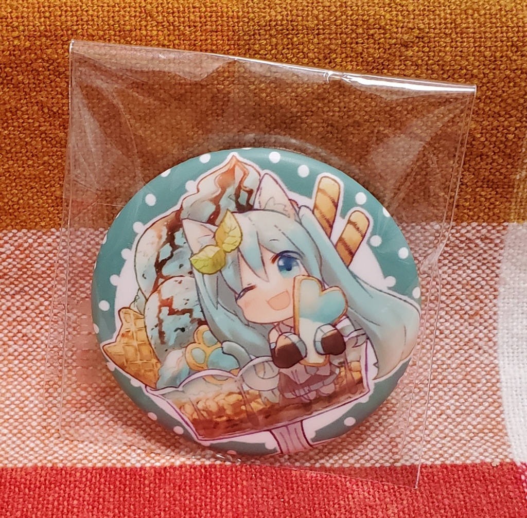 クリプトンズ カフェ×ねこ缶バッジ