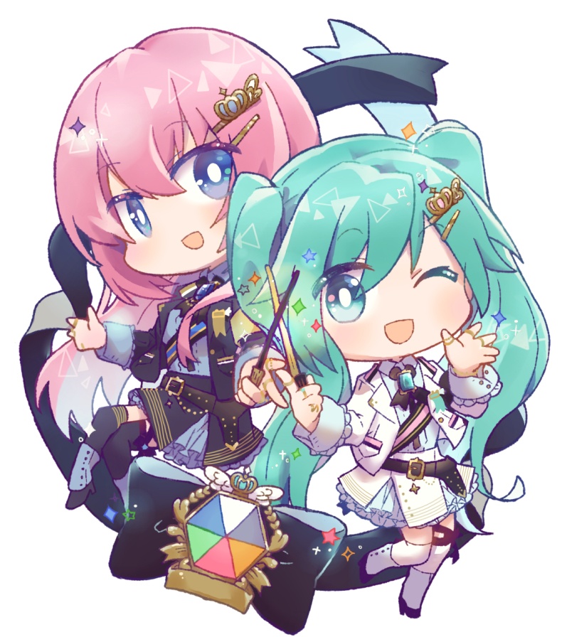 ミクルカオーロラアクリルキーホルダー - 星のちくじら - BOOTH