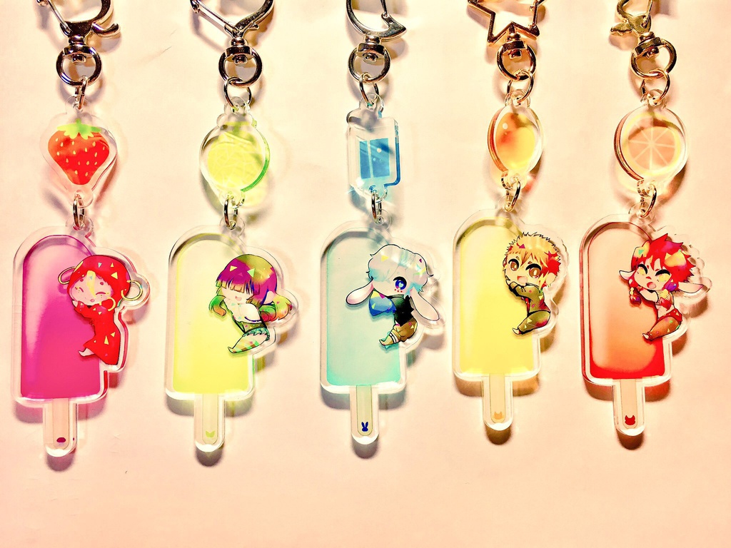 【人界ホームステイ】アイスバーアクリルキーホルダー