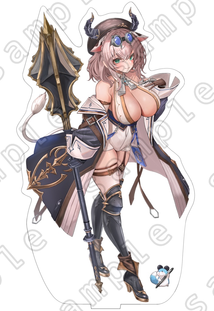 白銀ノエル 3期生× HOLOLIVE JUSTICE シャッフルアレンジ衣装アクリルフィギュア (× Raora Panthera) 【非公式】 【20cm以上】
