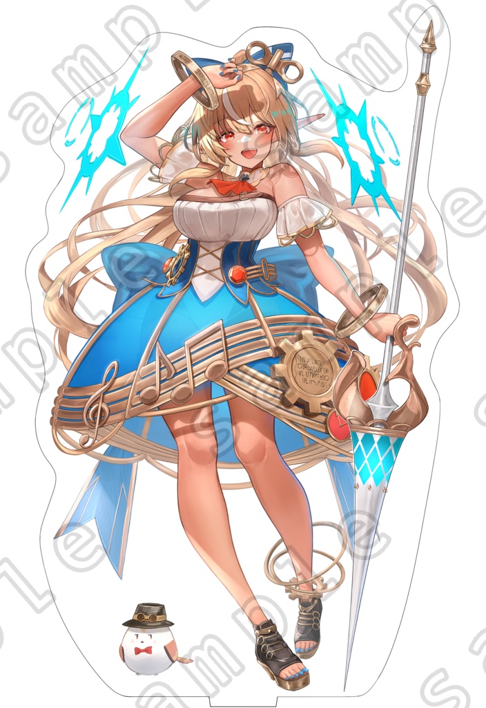 不知火フレア 3期生× HOLOLIVE JUSTICE シャッフルアレンジ衣装アクリルフィギュア (× Cecilia Immergreen) 【非公式】 【20cm以上】