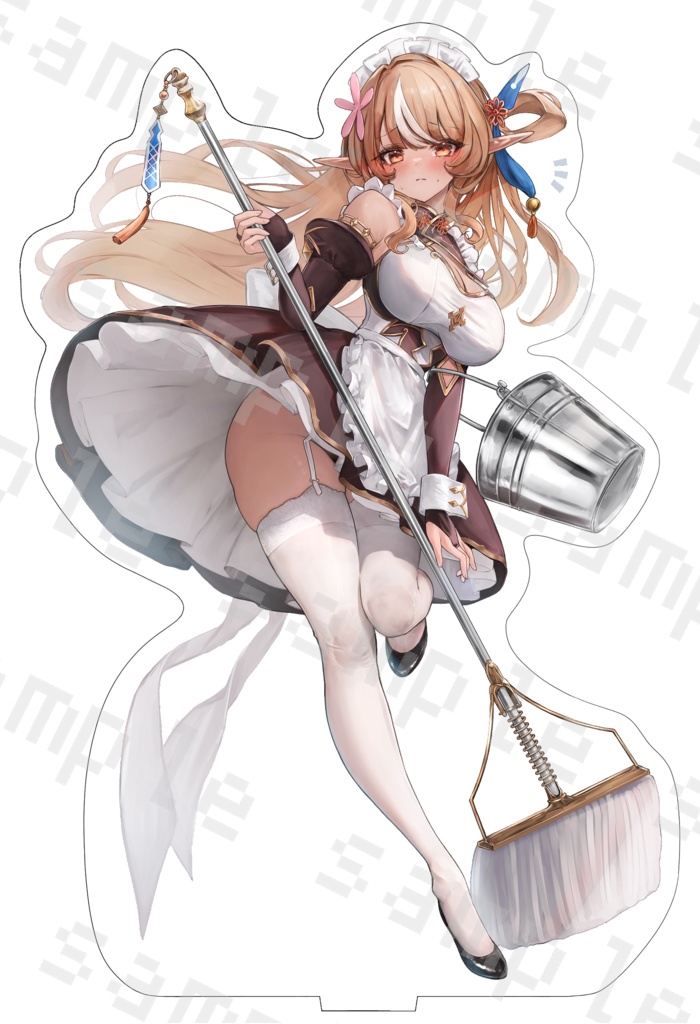 不知火フレア メイドフレアちゃんアクリルフィギュア【非公式】【20cm以上】