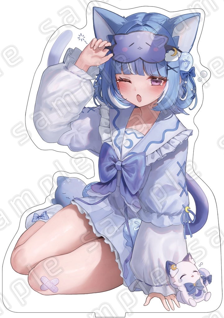 海月雲ろあ ねむねむおはろあアクリルフィギュア【20cm以上】【非公式】