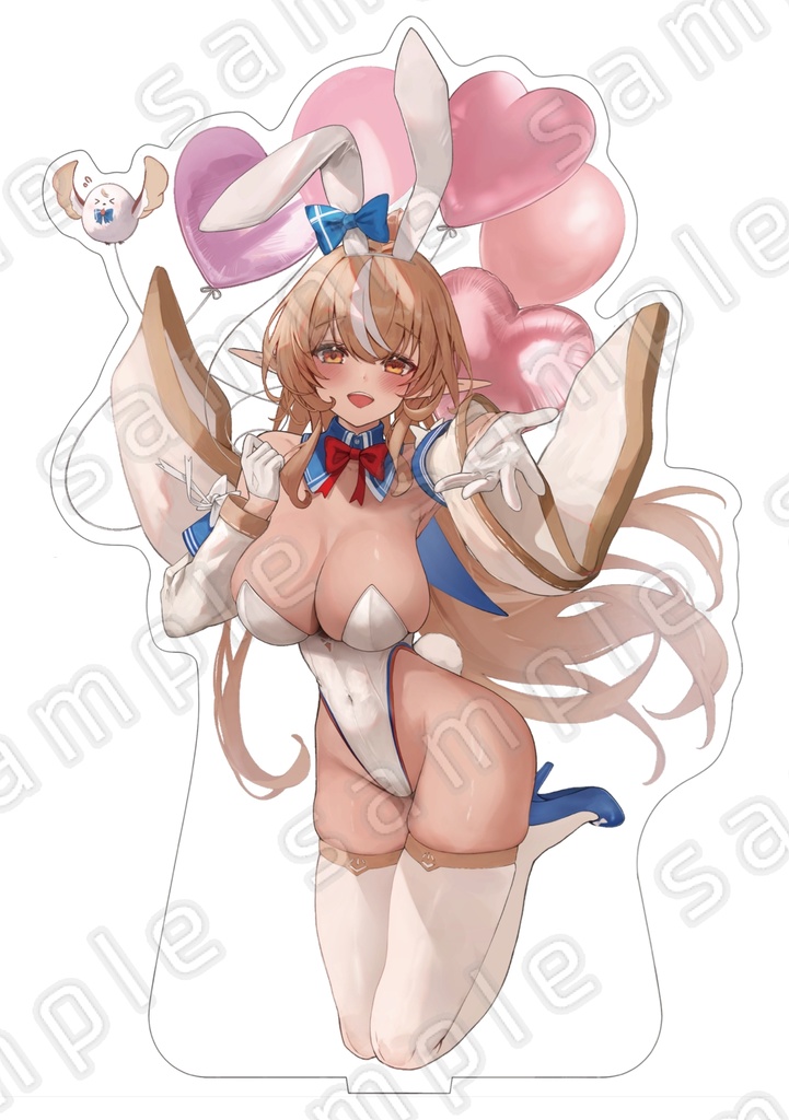 ふわふわバニーフレアちゃんアクリルフィギュア【非公式】【20cm相当】