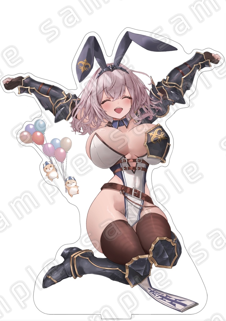 ふわふわバニーノエちゃんアクリルフィギュア【非公式】【20cm相当】