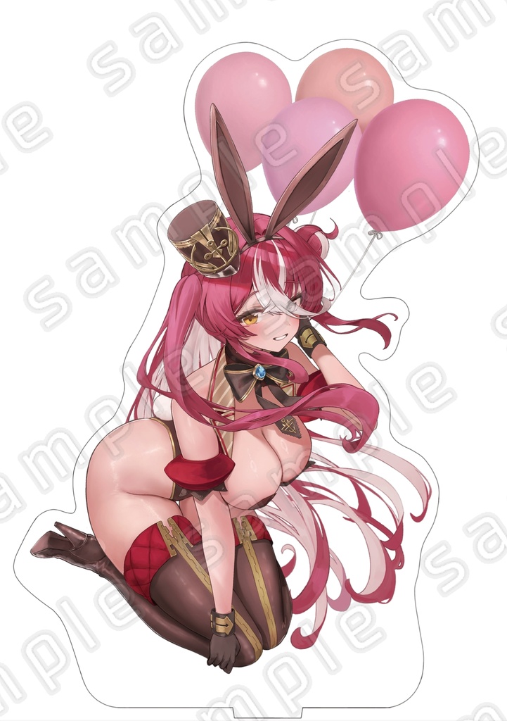 ふわふわバニーマリンたんアクリルフィギュア【非公式】【20cm相当】