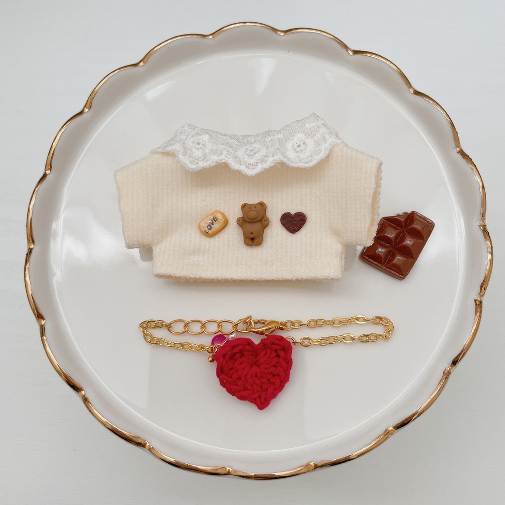 LOVE bear 10cm ぬい服