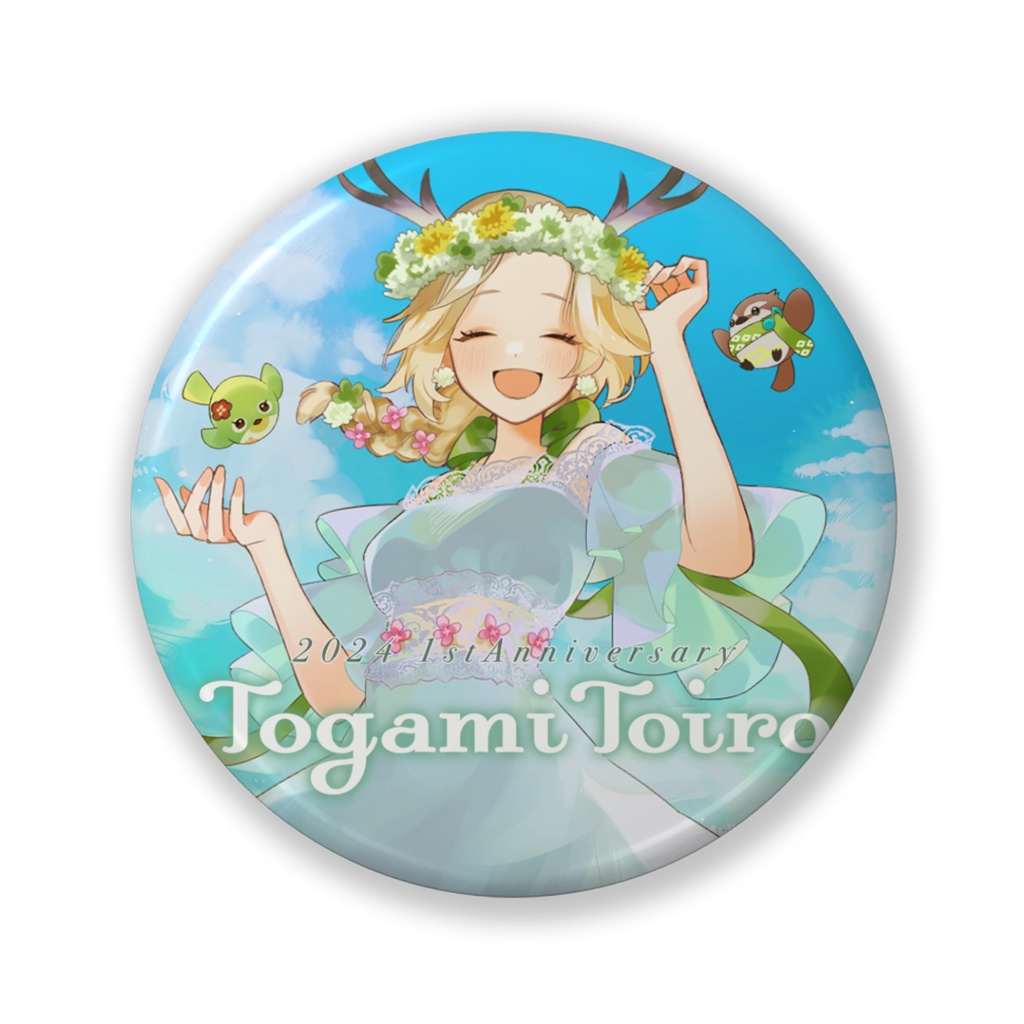 〖officialgoods〗十神といろ*１周年記念✨常時グッズ/缶バッジ