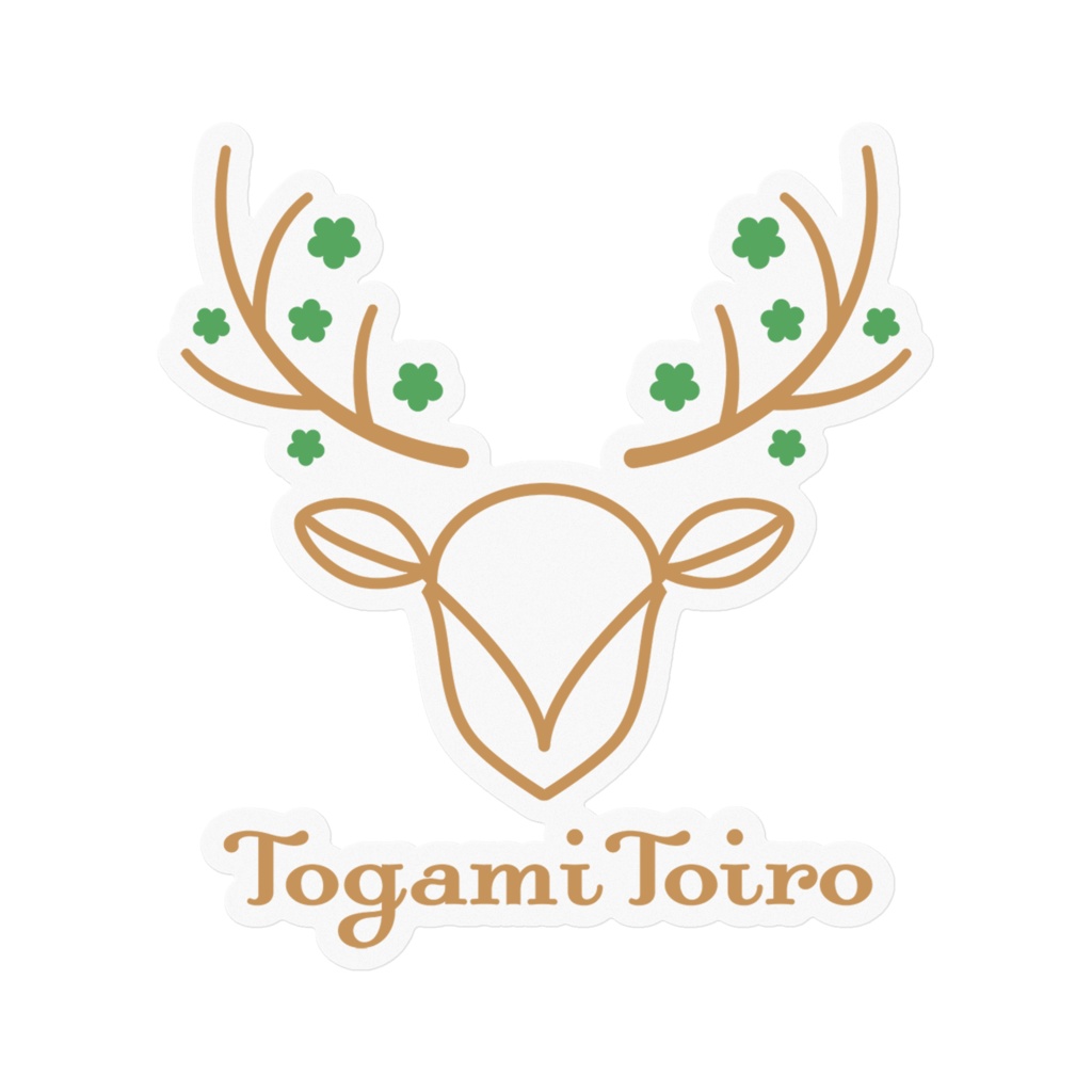 〖officialgoods〗十神といろ*ロゴステッカー