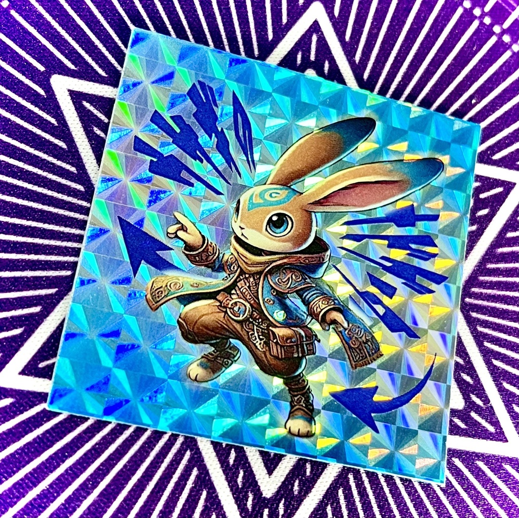 ウサギのナビゲーター 《ハンターVS不思議シール》NO.02