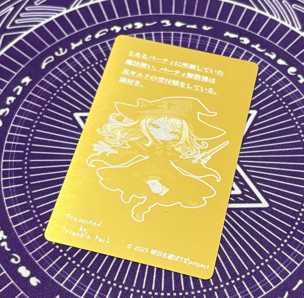 魔法使い 【ハンターVS不思議メタル台紙カード】 NO.17