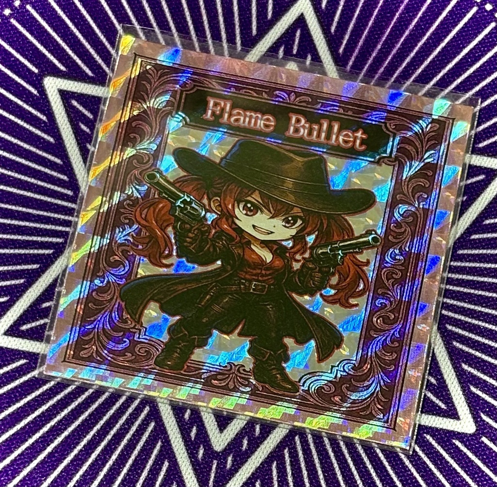 Flame Bullet《ハンターVS不思議シール》NO.25