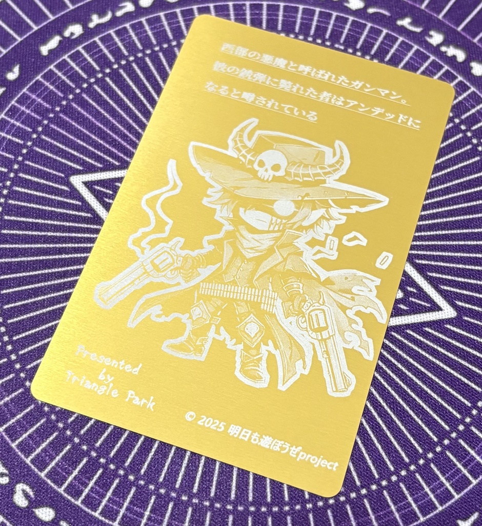 DEVIL OF THE WEST【ハンターVS不思議メタル台紙カード】 NO.24