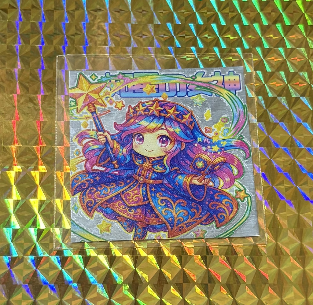 スチールプレート(鉄鋼)シール B知星の女神