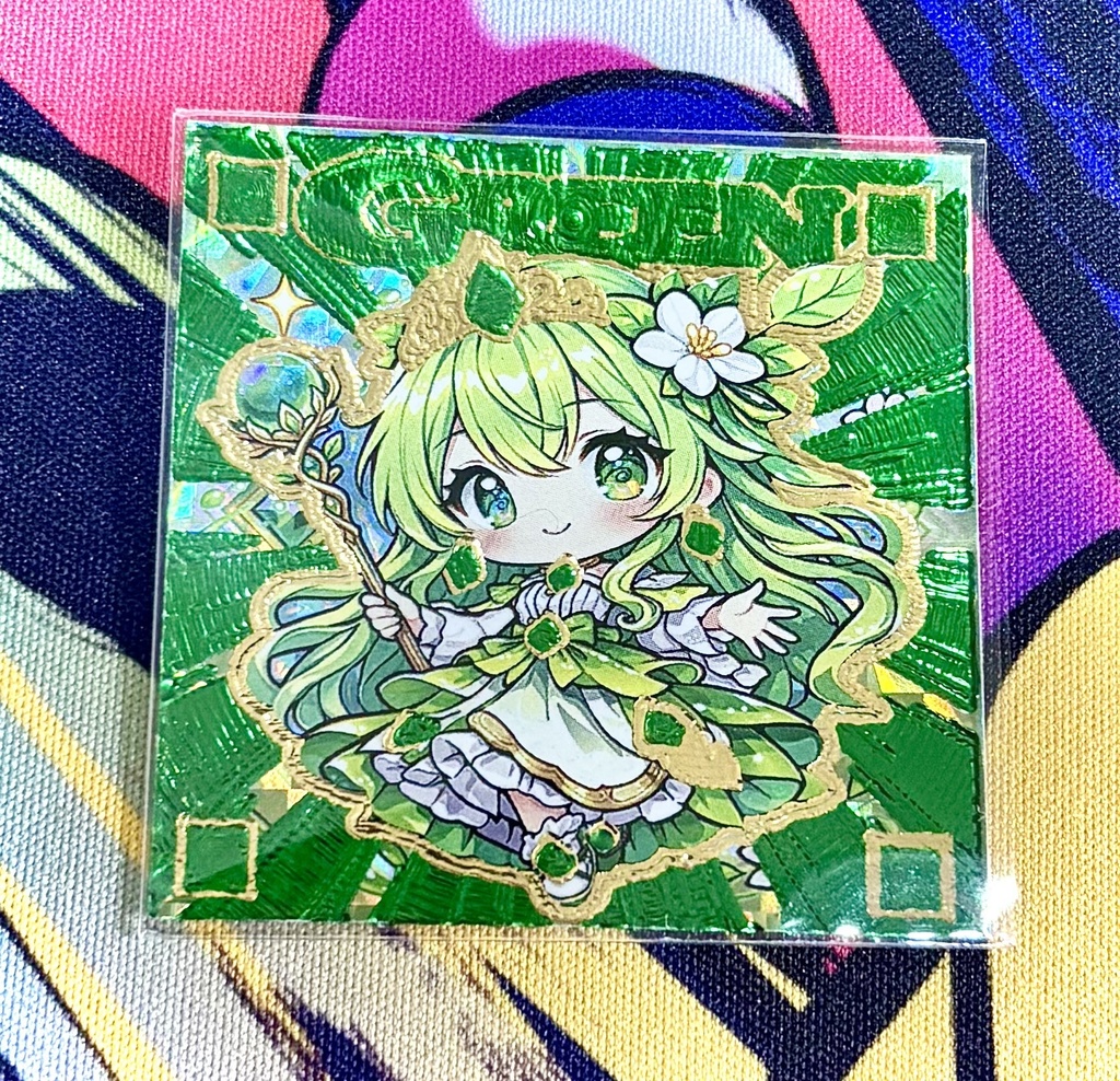 【箔押し限定ver】GREEN【COLORS〜季節のシール〜4月】