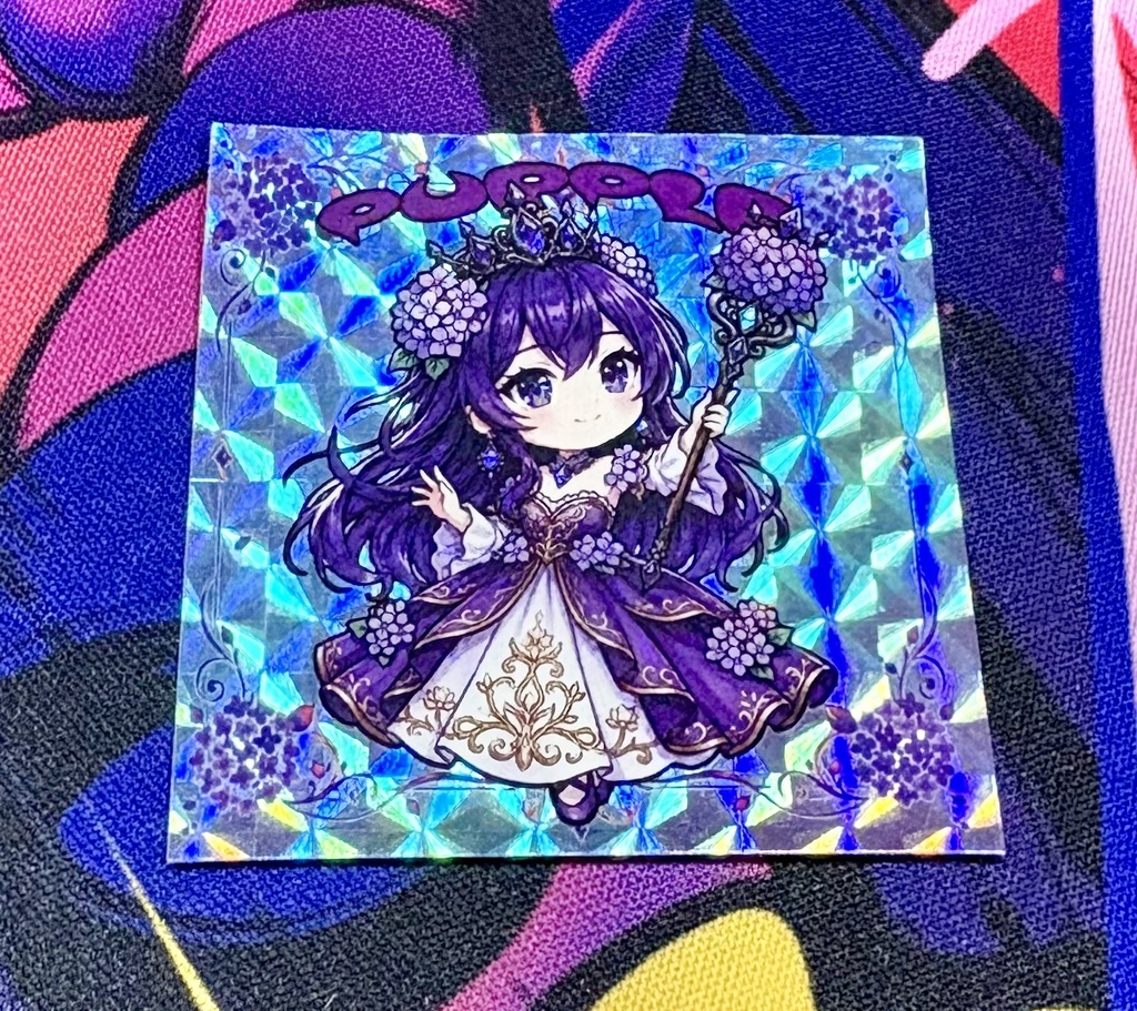 PURPLE【COLORS〜季節のシール〜6月】