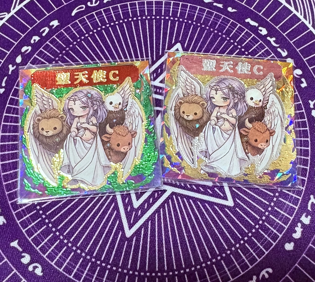 ⭐︎箔押しver⭐︎聖天使C《ハンターVS不思議シール》NO.58