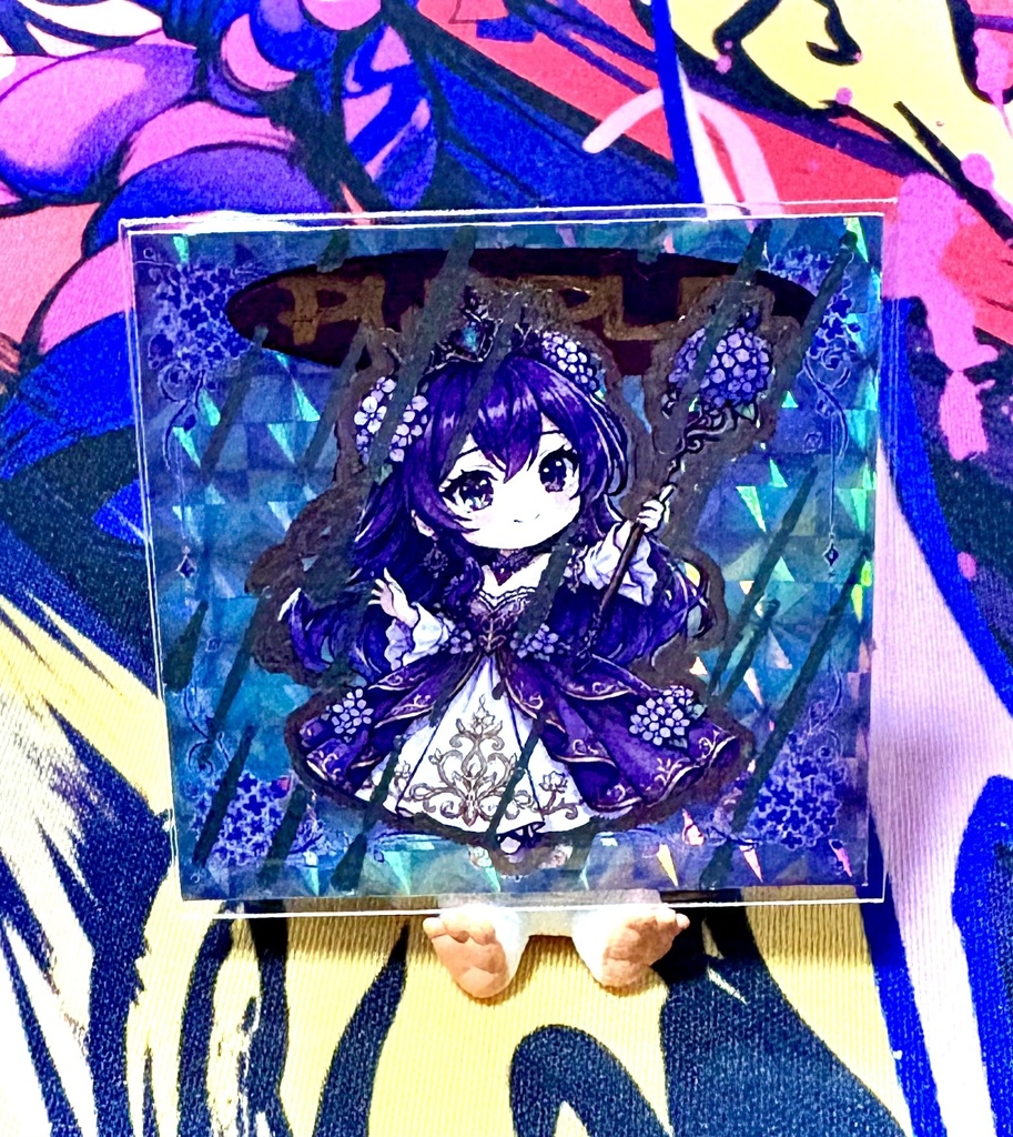【箔押し限定ver】PURPLE【COLORS〜季節のシール〜6月】