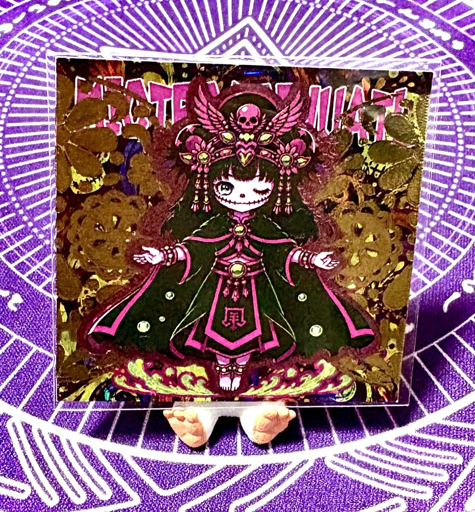 ⭐︎箔押し⭐︎MICTECACIHUATL 《ハンターVS不思議シール》Another NO.50