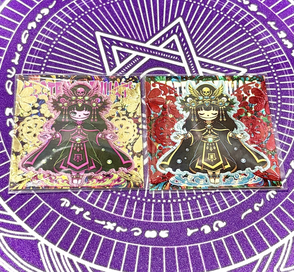 ⭐︎箔押し⭐︎MICTECACIHUATL 《ハンターVS不思議シール》Another NO.50