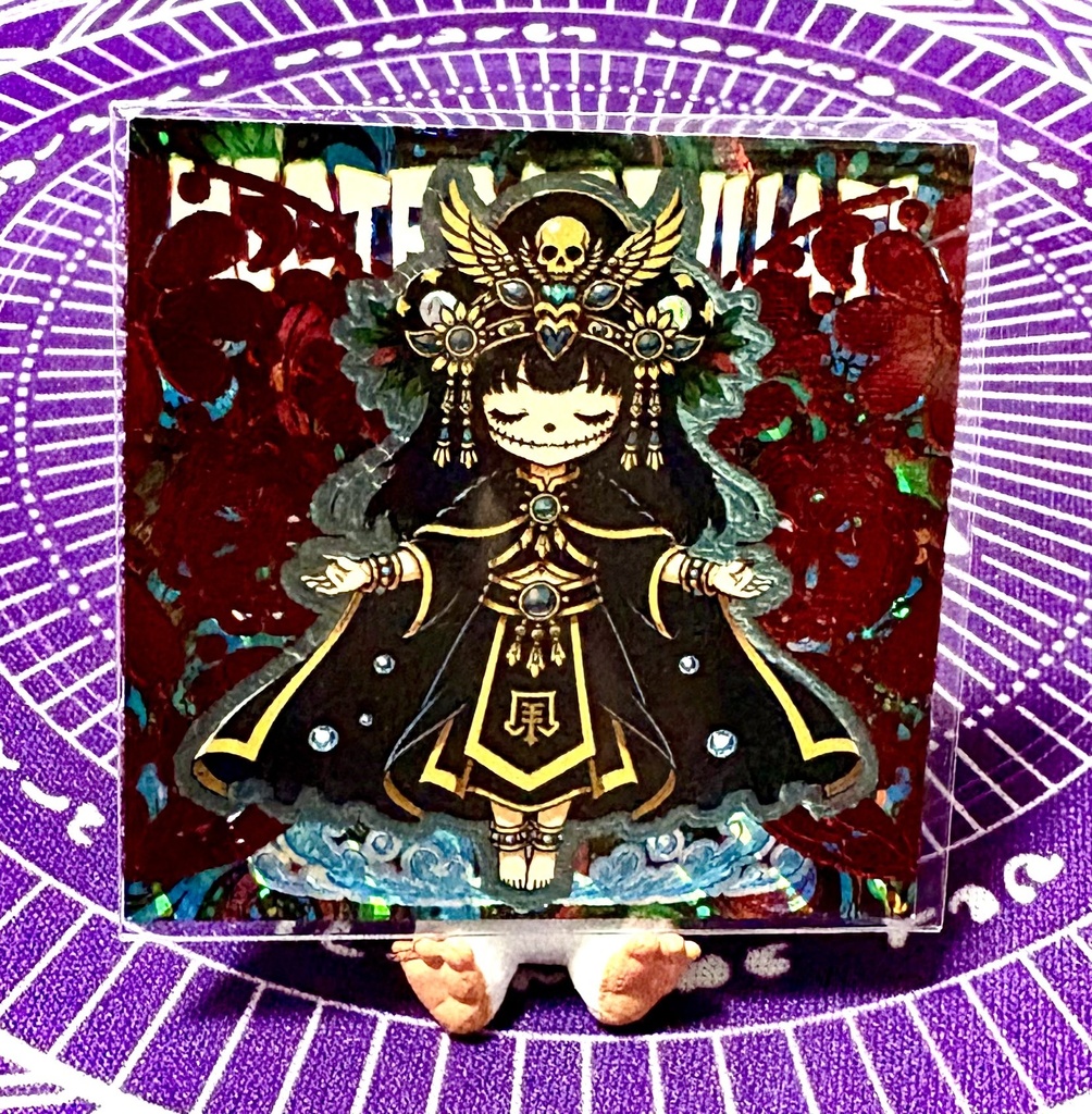 ⭐︎箔押し⭐︎MICTECACIHUATL 《ハンターVS不思議シール》Another NO.50