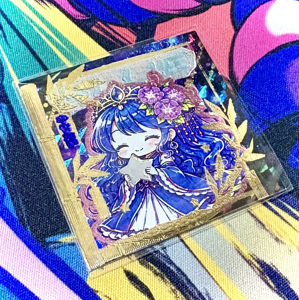 【箔押し限定ver】BLUE【COLORS〜季節のシール〜7月】