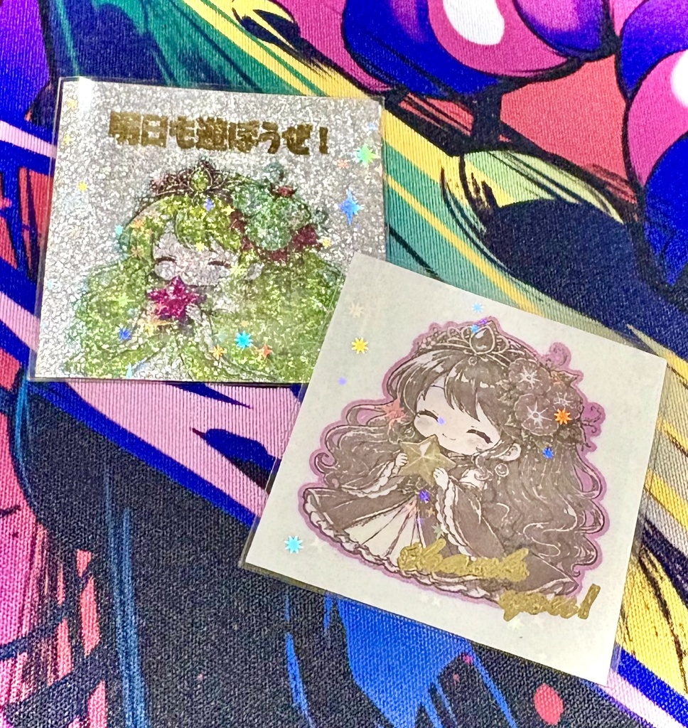 【箔押し限定ver】BLUE【COLORS〜季節のシール〜7月】