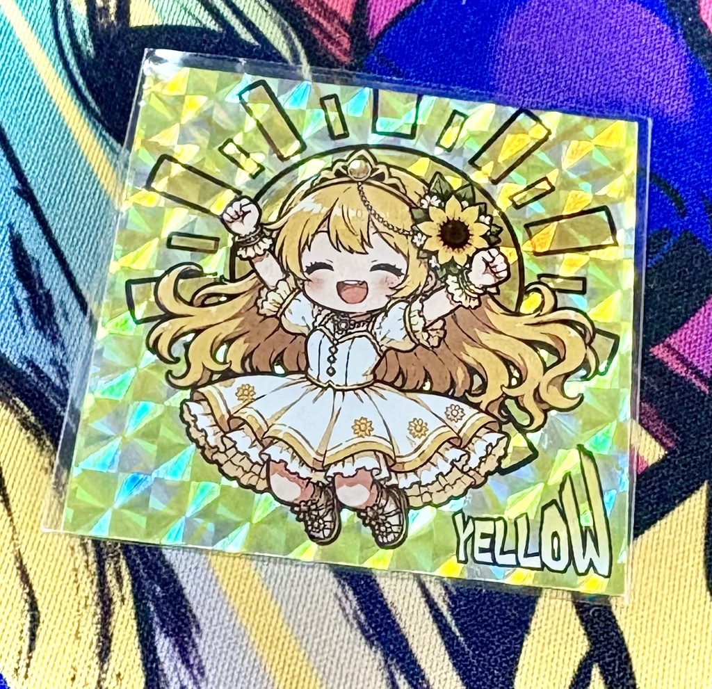 YELLOW【COLORS〜季節のシール〜8月】