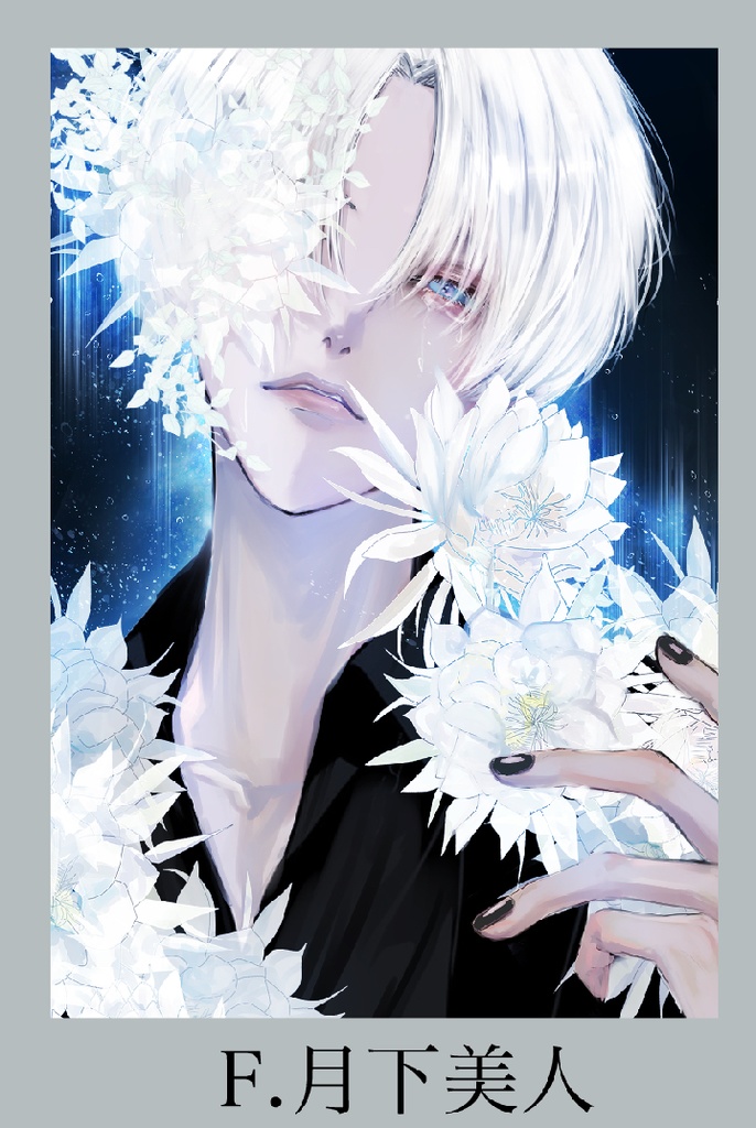 ポストカードF月下美人