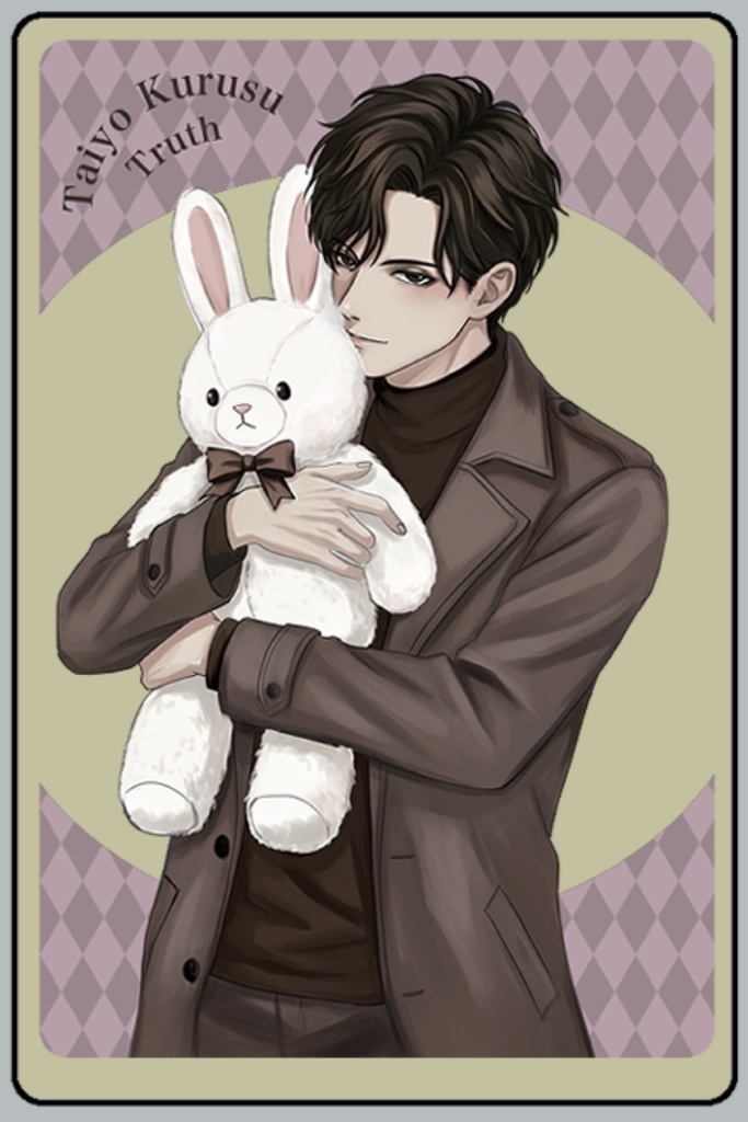 グリッター入りアクリルキーホルダーD来栖