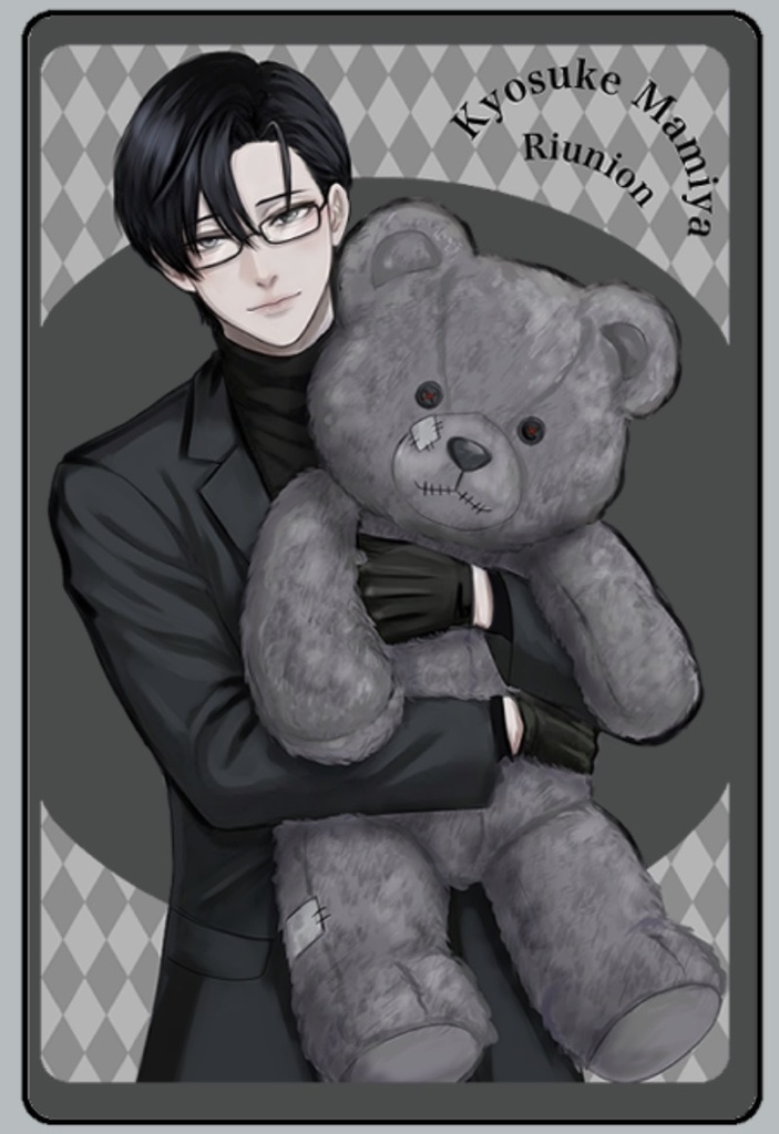 グリッター入りアクリルキーホルダーC間宮