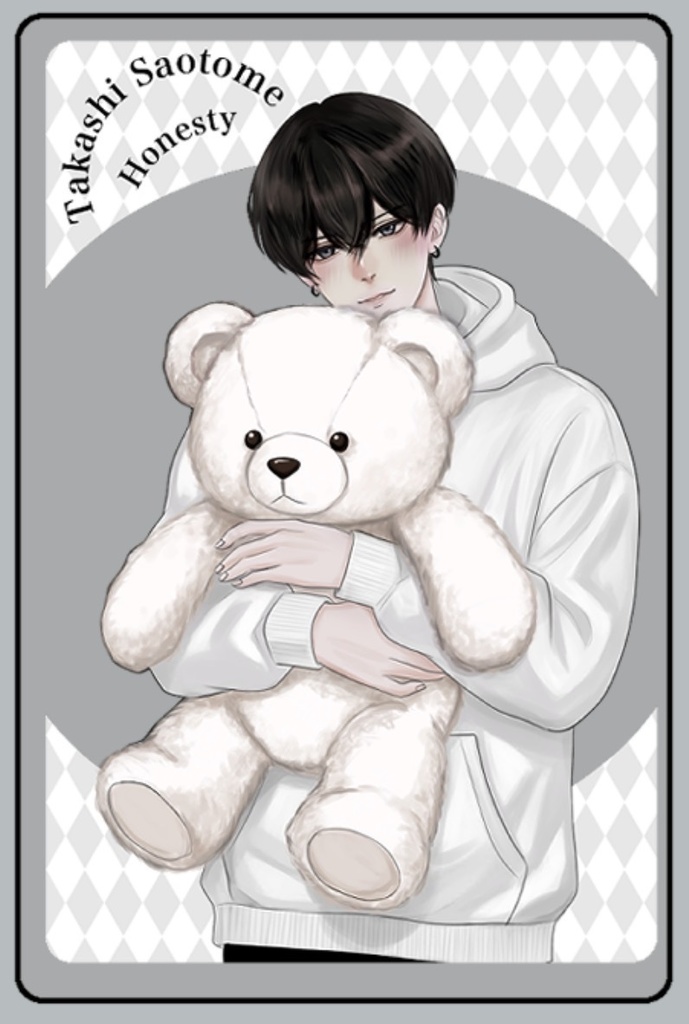 グリッター入りアクリルキーホルダーB早乙女