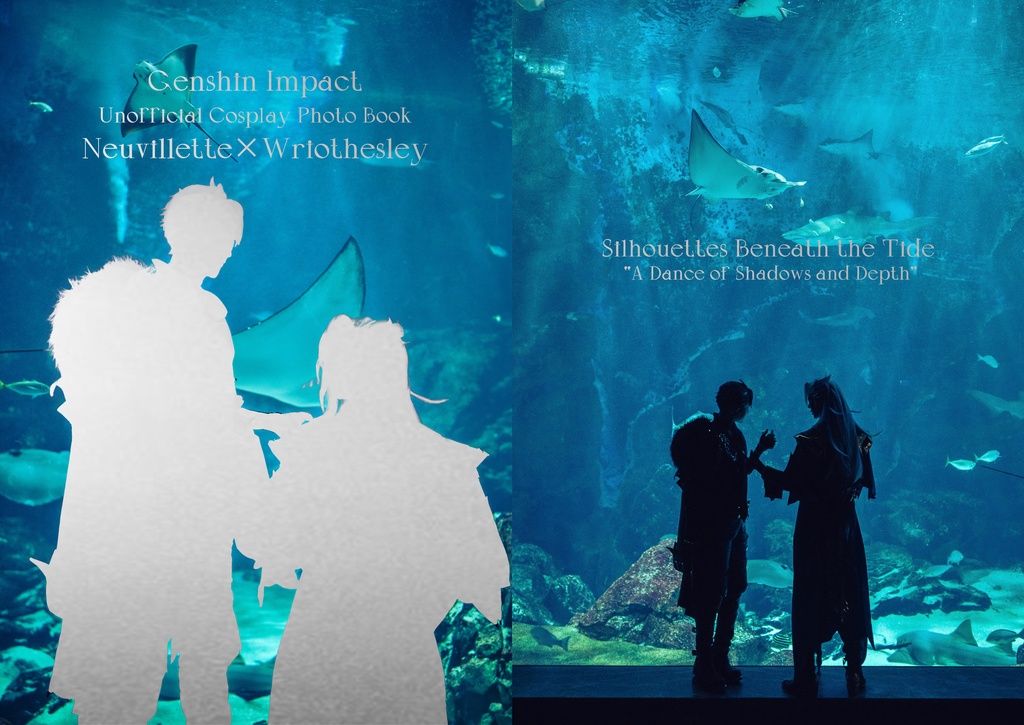 Silhouettes Beneath the Tide  “A Dance of Shadows and Depth” ヌヴィレット×リオセスリ コスプレ写真集