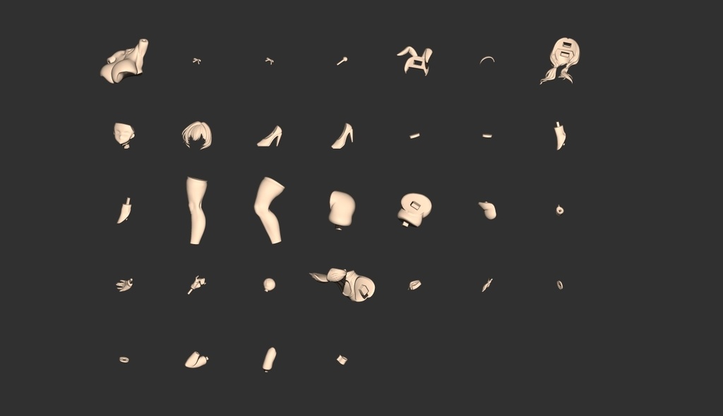 NIKKE ブレッディ STLデータ