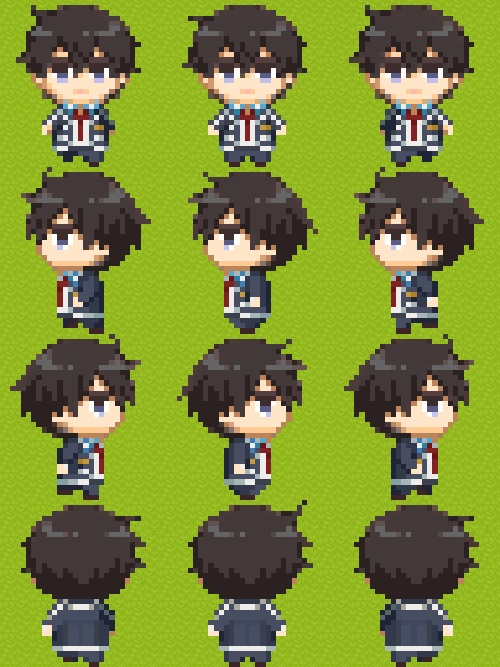 pictSQUARE用ユージオ、キリトのアバター(ユジキリWebオンリー用)