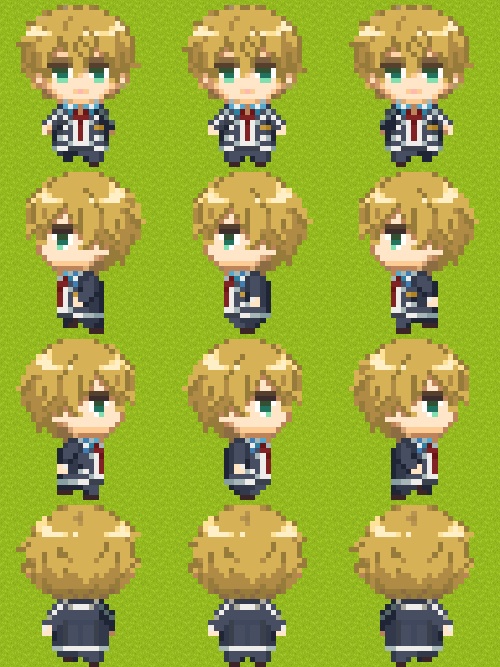 pictSQUARE用ユージオ、キリトのアバター(ユジキリWebオンリー用)