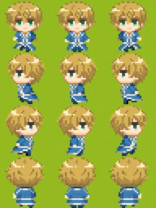 pictSQUARE用ユージオ、キリトのアバター(ユジキリWebオンリー用)