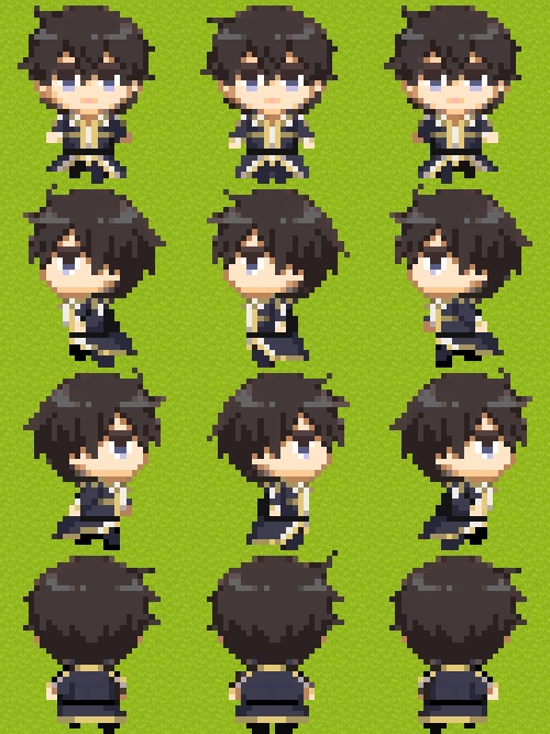 pictSQUARE用ユージオ、キリトのアバター(ユジキリWebオンリー用)